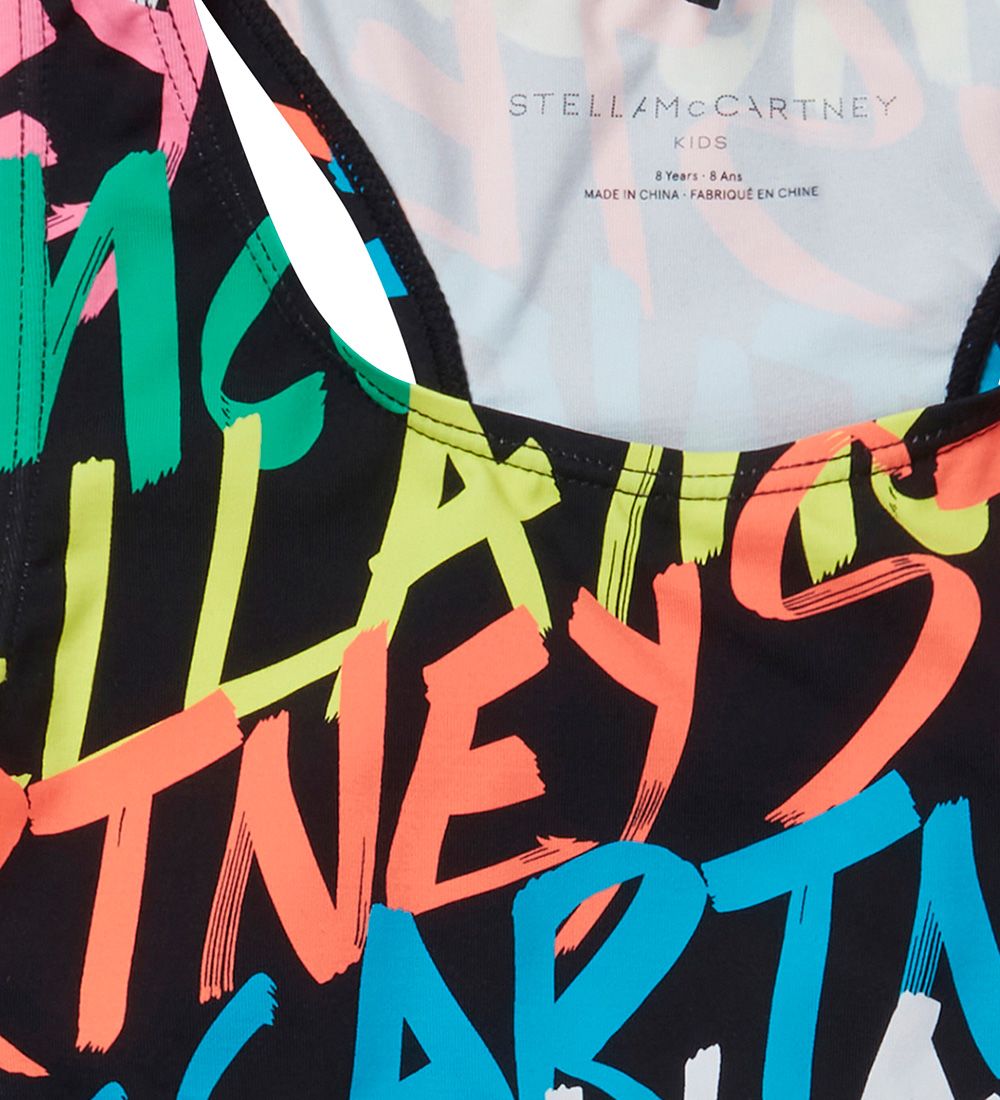 Stella McCartney Kids Bikini - UV50+ - Sort/Multifarvet