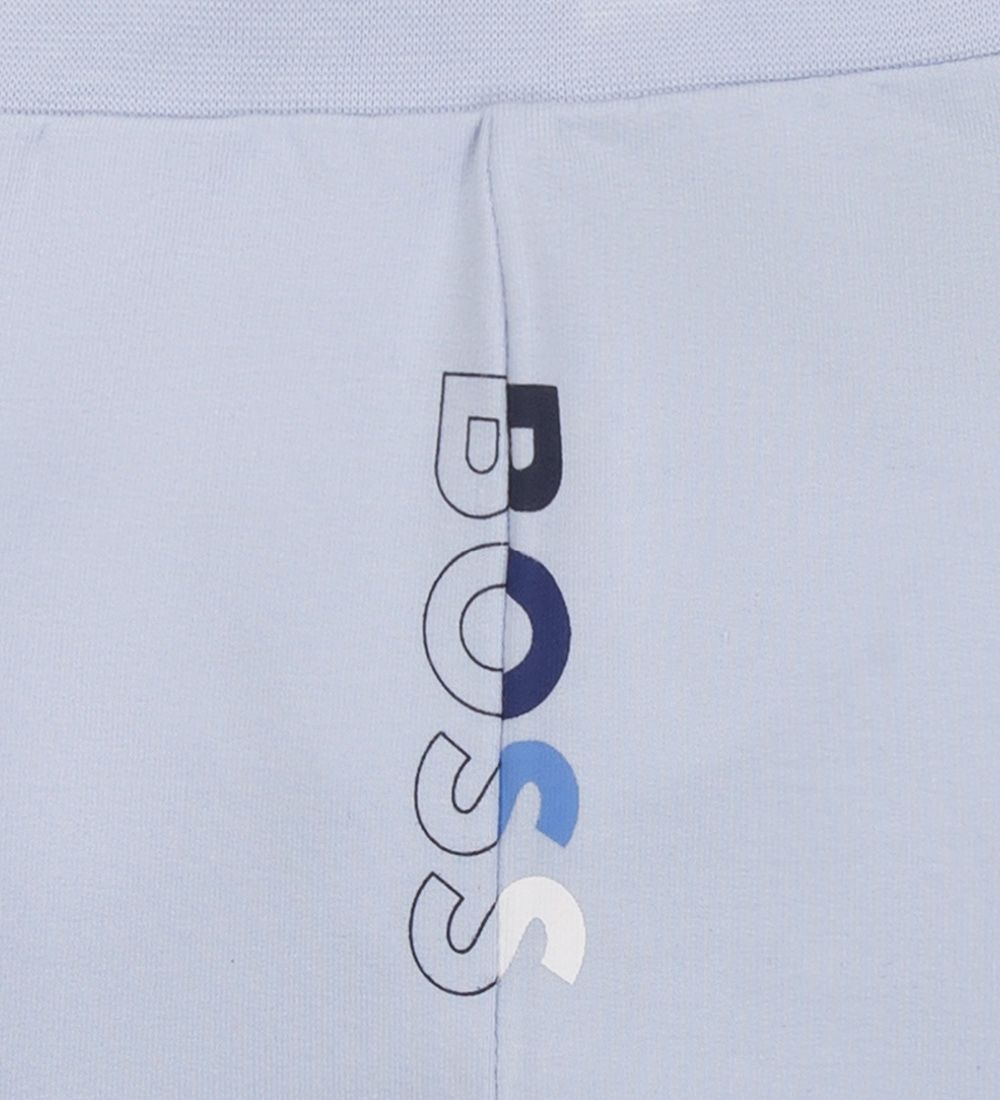 BOSS Sweatshorts - Lyseblå