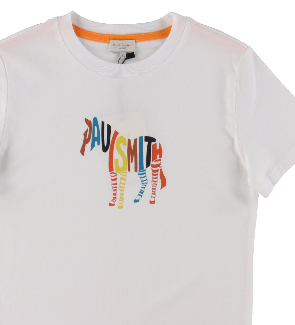 Paul Smith Junior T-shirt - Hvid m. Logo