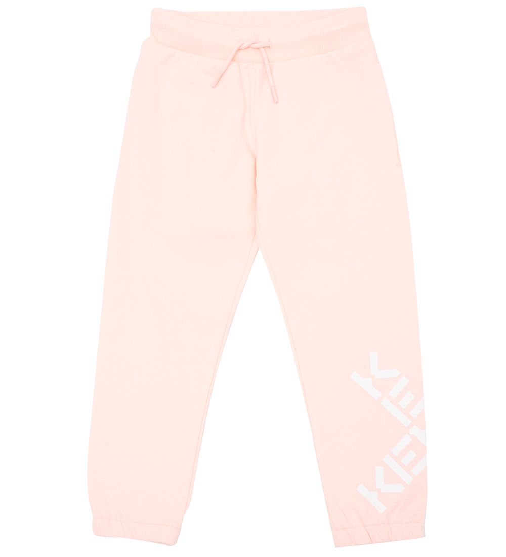 Kenzo Sweatpants - Rosa m. Hvid