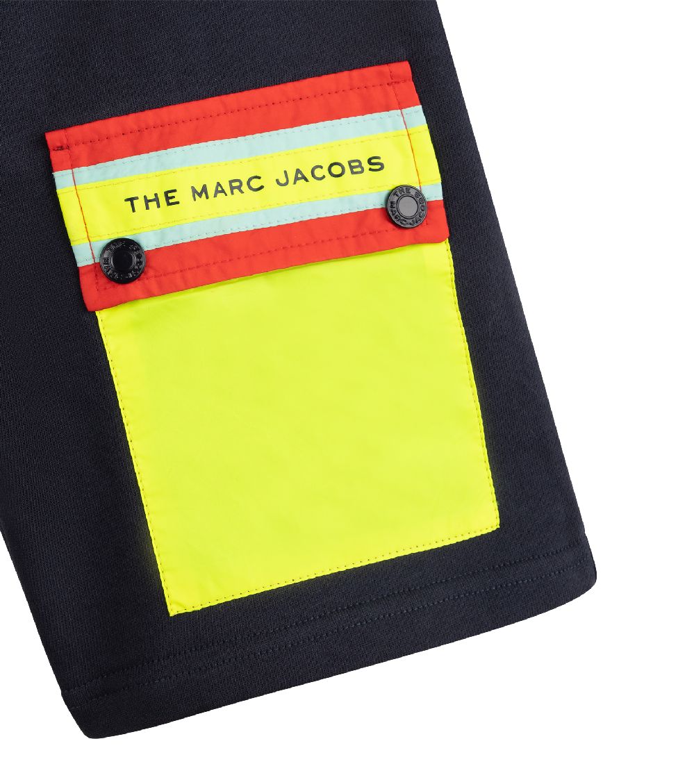 Little Marc Jacobs Sweatshorts - Navy/Neon