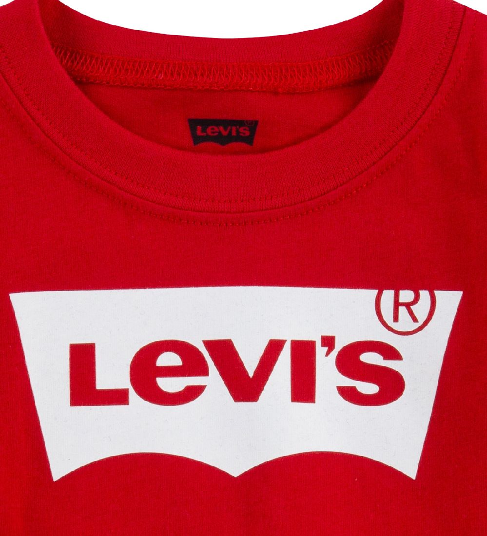 Levis T-shirt - Batwing - Super Red