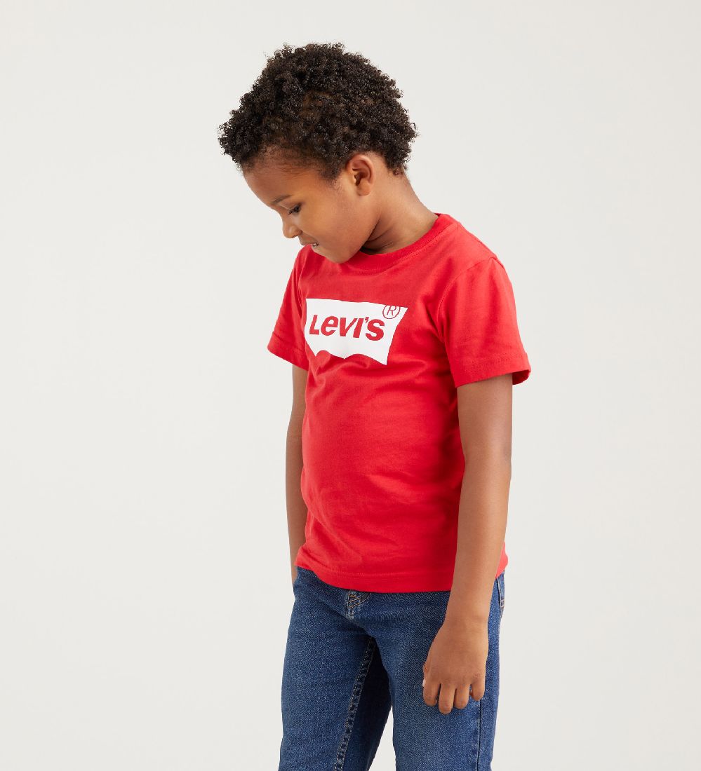Levis T-shirt - Batwing - Super Red