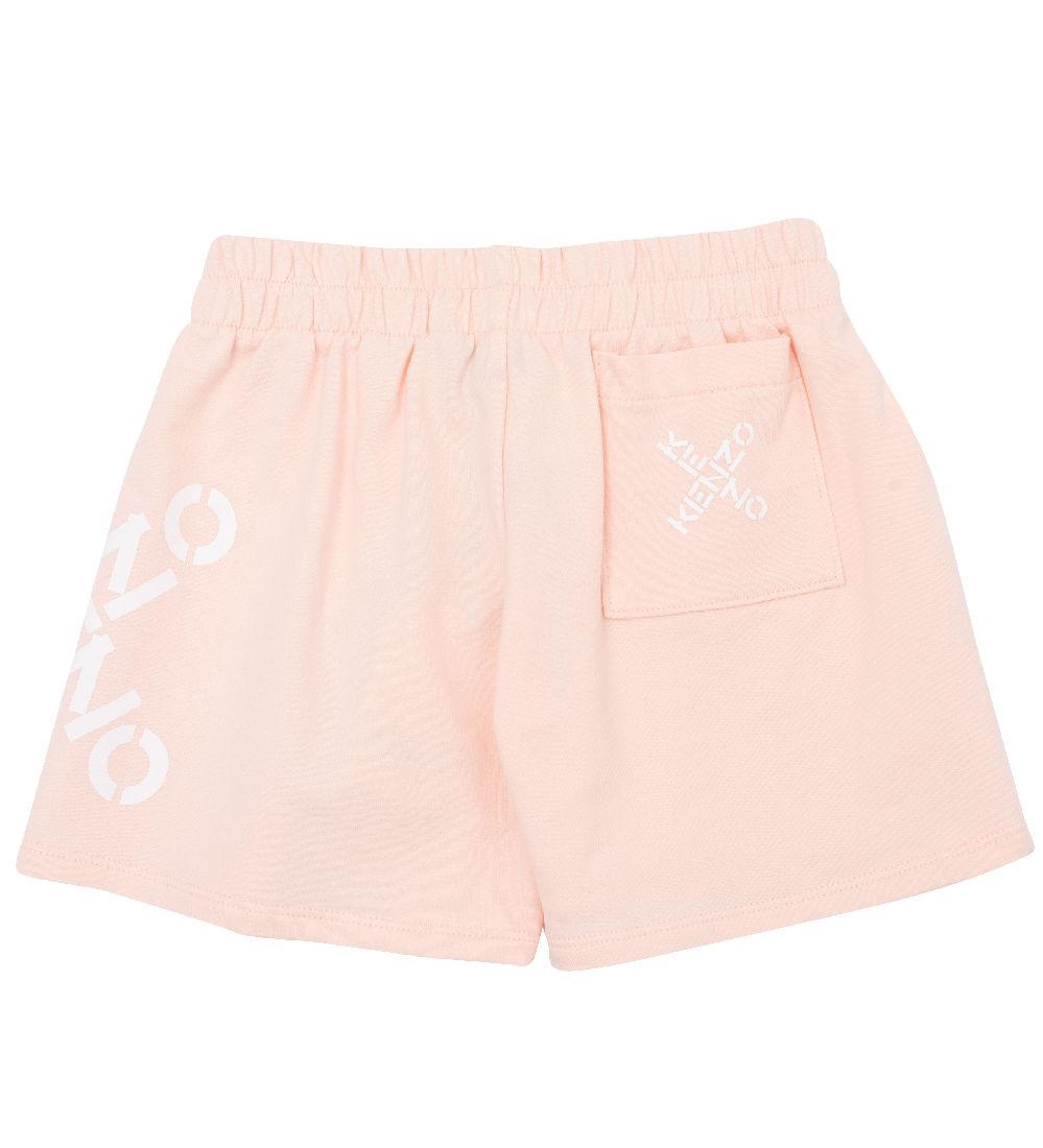 Kenzo Sweatshorts - Rosa m. Hvid