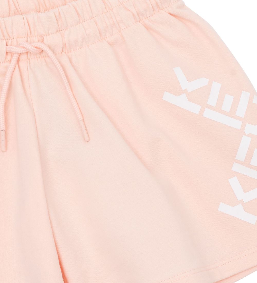 Kenzo Sweatshorts - Rosa m. Hvid
