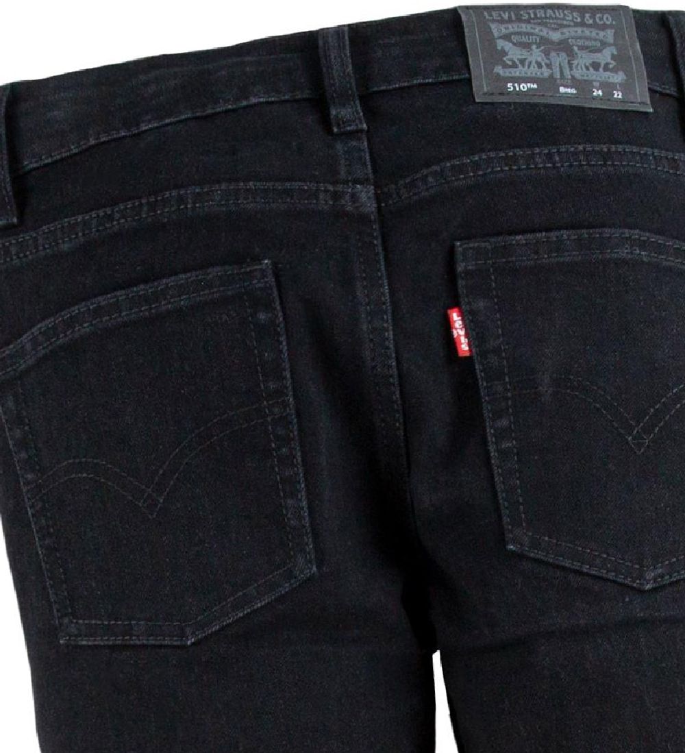 Levis Jeans - 510 Skinny Fit - Sort