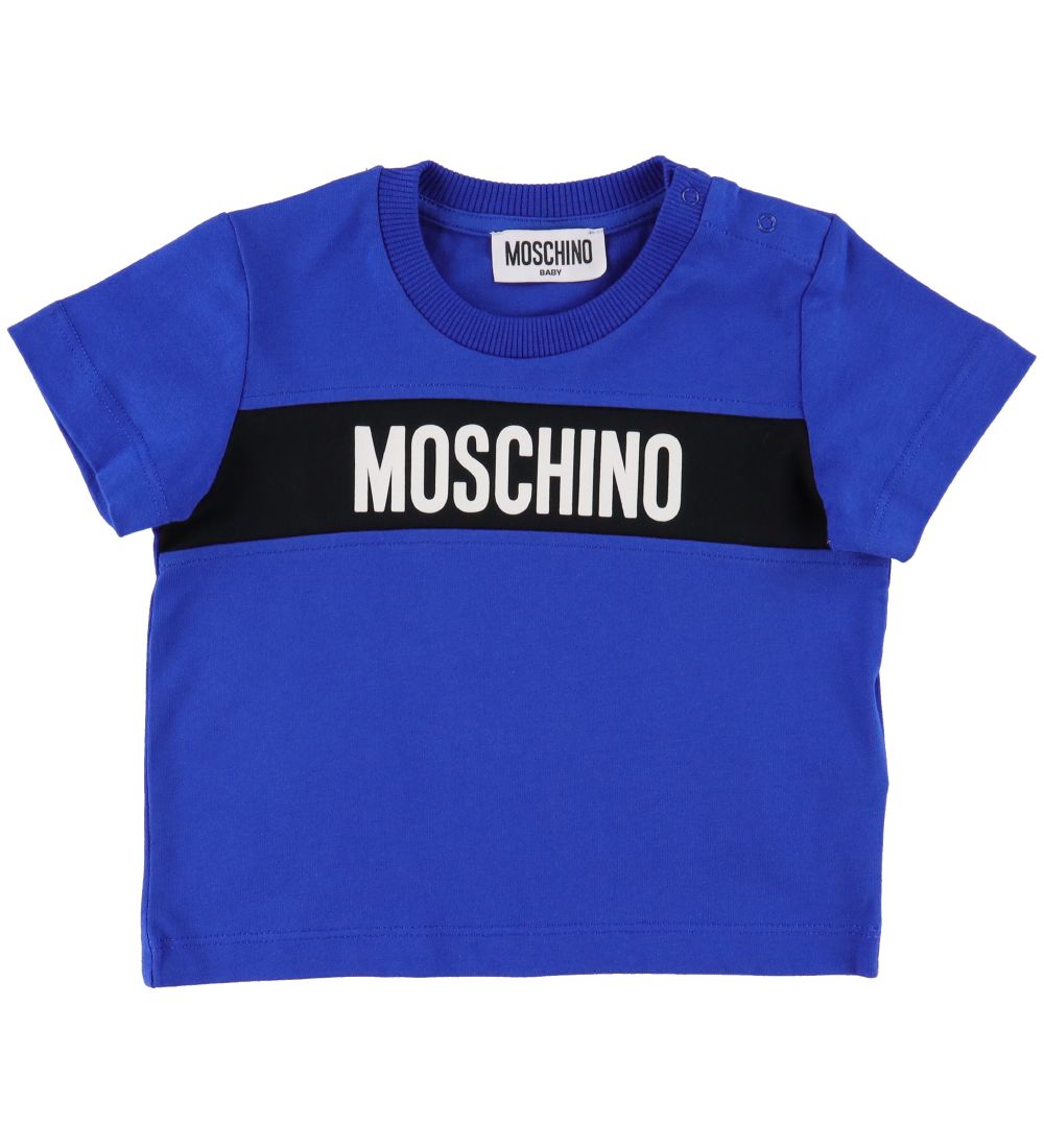 Moschino Sæt - T-Shirt/Shorts - Blå