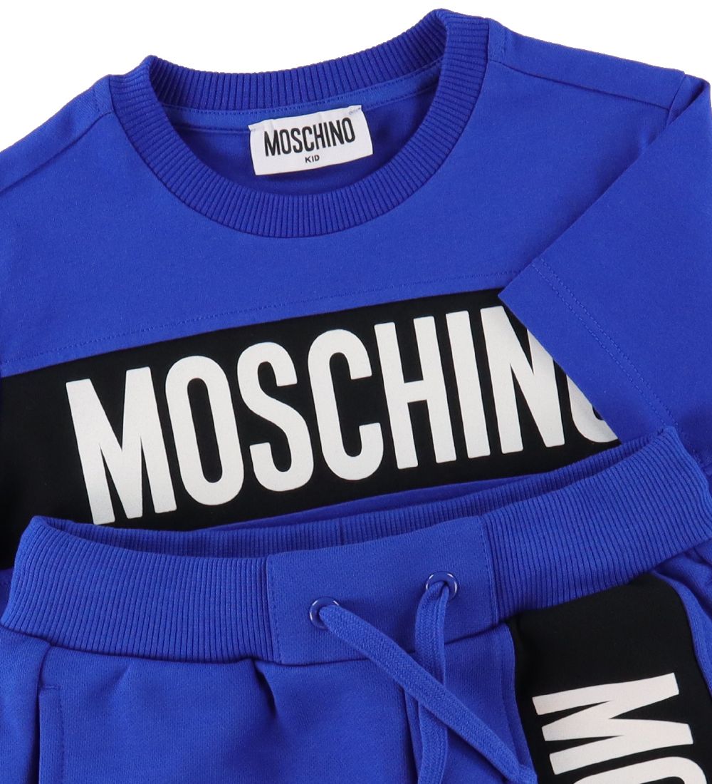 Moschino Sæt - T-Shirt/Shorts - Blå
