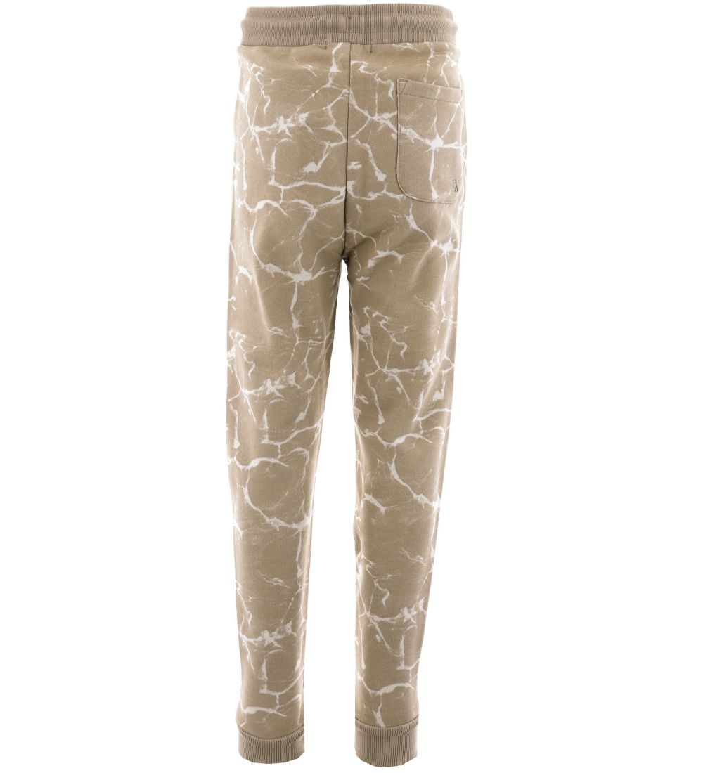 Calvin Klein Sweatpants - Relaxed - Horseraddish Water Aop