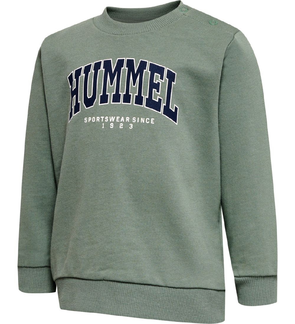 Hummel Sweatshirt - HmlFast Lime - Sea Spray