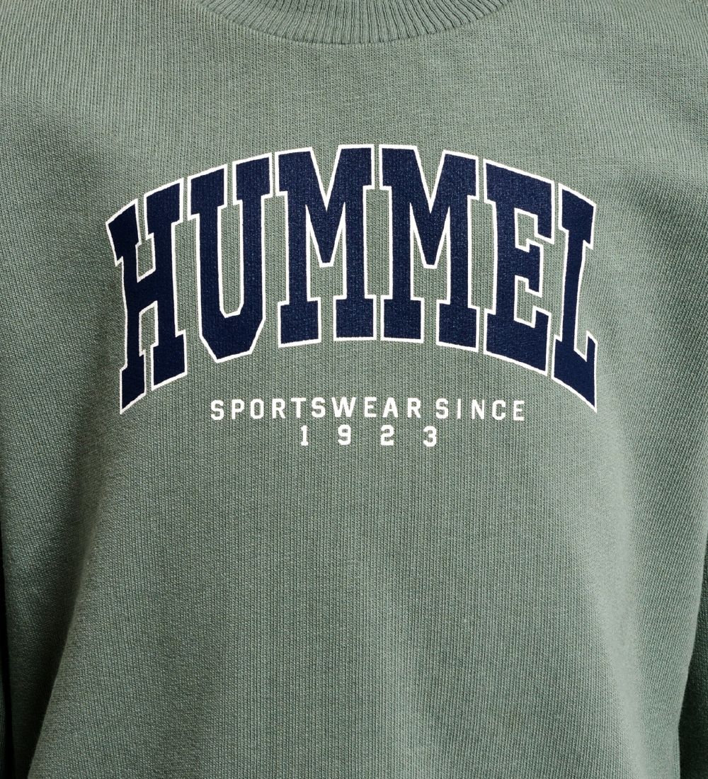 Hummel Sweatshirt - HmlFast Lime - Sea Spray