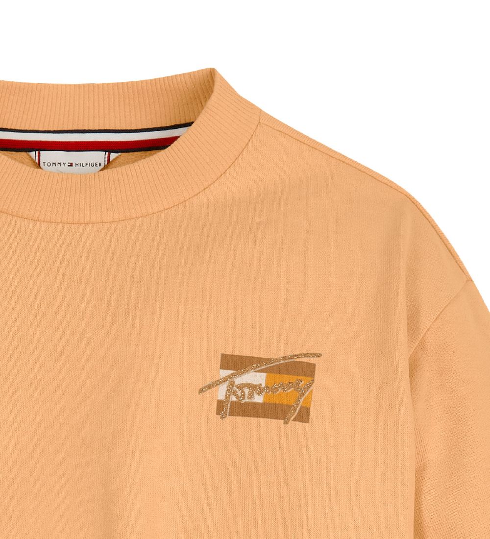 Tommy Hilfiger Sweatshirt - Dye script - Prairie Yellow