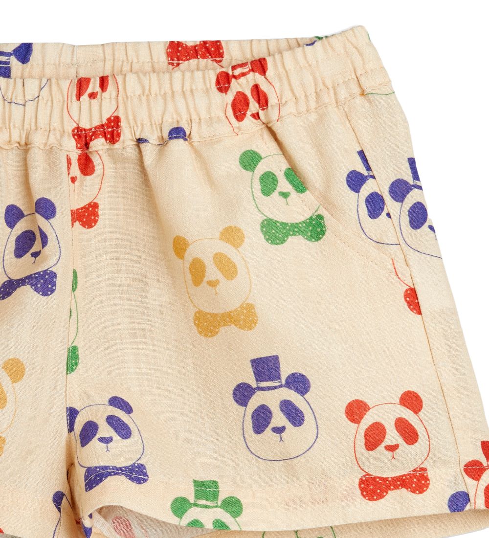 Mini Rodini Shorts - Panda Woven - Beige