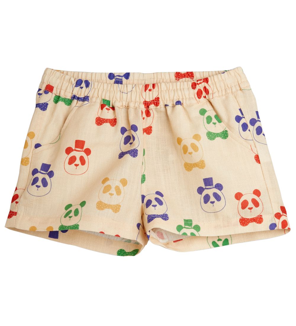 Mini Rodini Shorts - Panda Woven - Beige