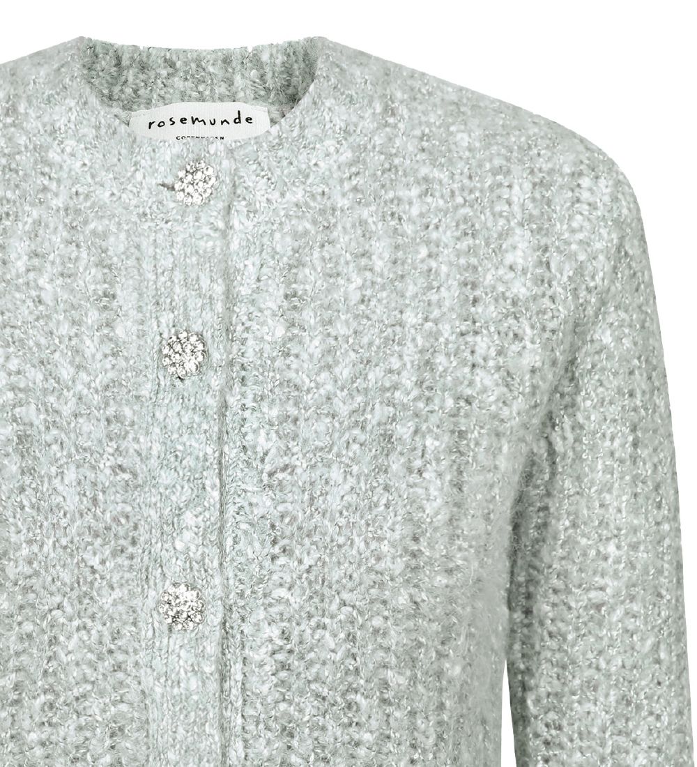 Rosemunde Cardigan - Strik - Pastel Mint Melange