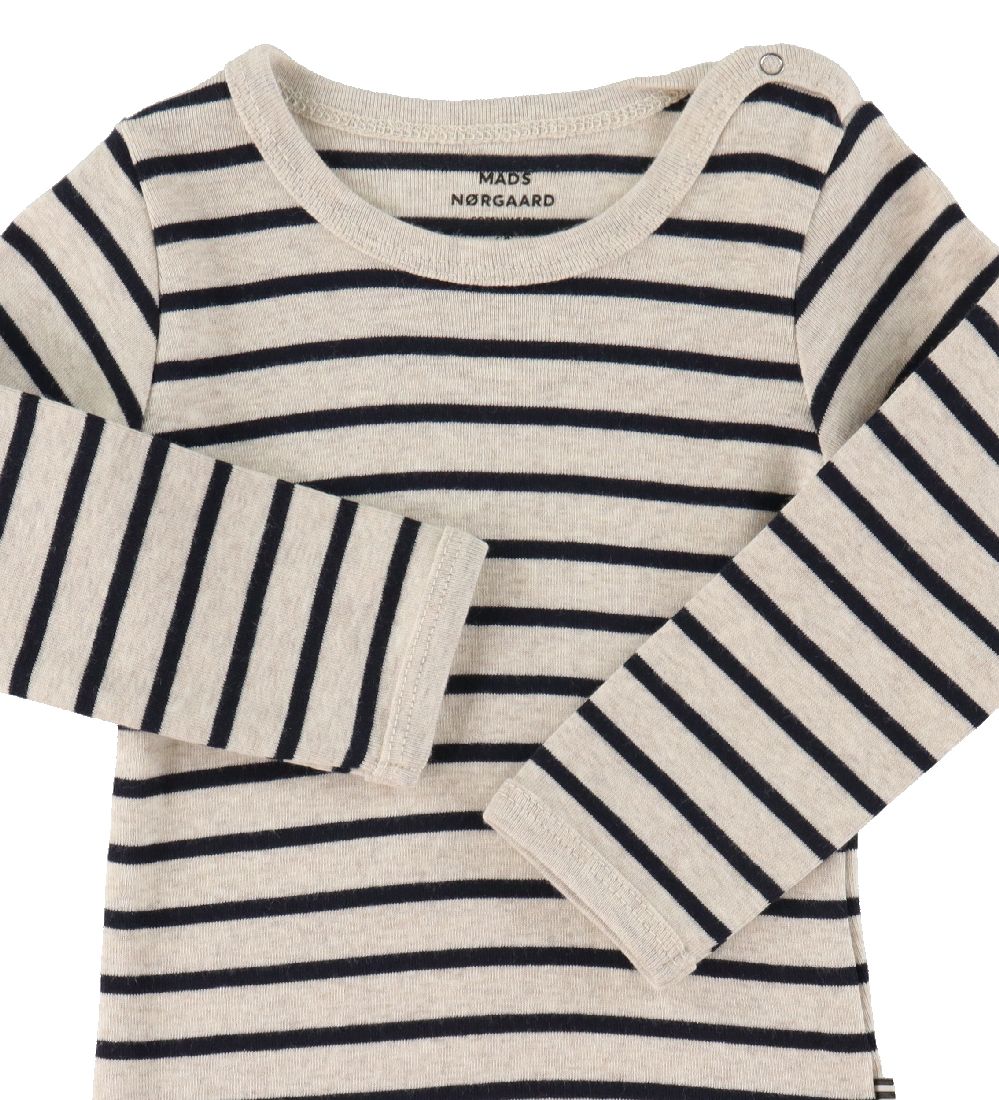 Mads Nørgaard Body l/æ - Navy/Nature Melange