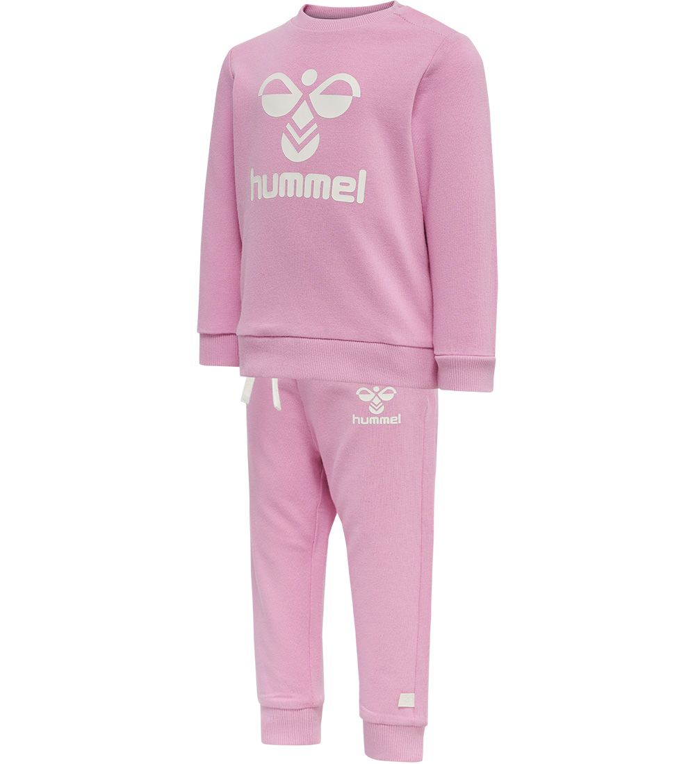 Hummel Sweatshirt/Sweatpants - hmlArine - Mauve Mist