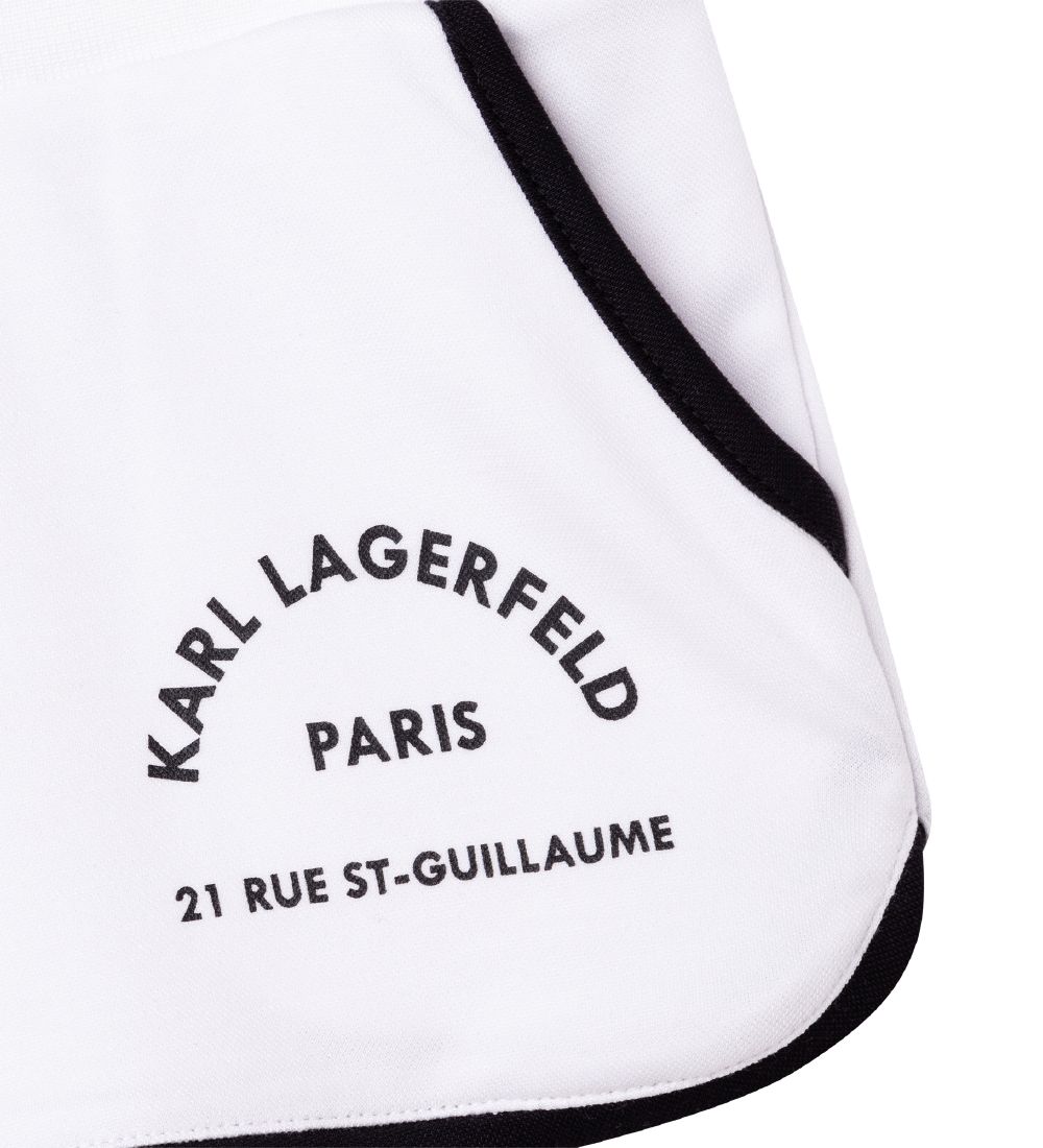 Karl Lagerfeld Shorts - Fire - Hvid/Sort