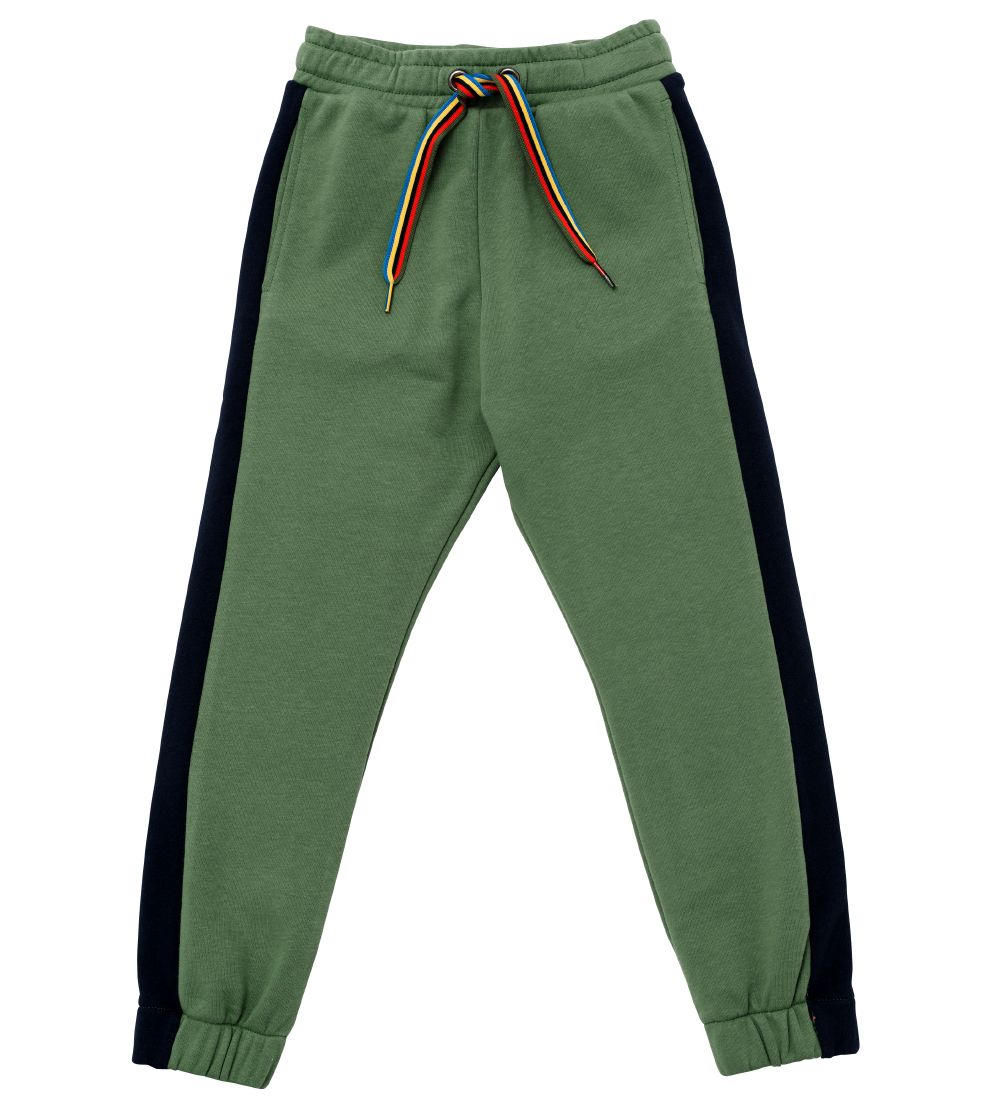 Paul Smith Junior Sweatpants - Khaki m. Navy
