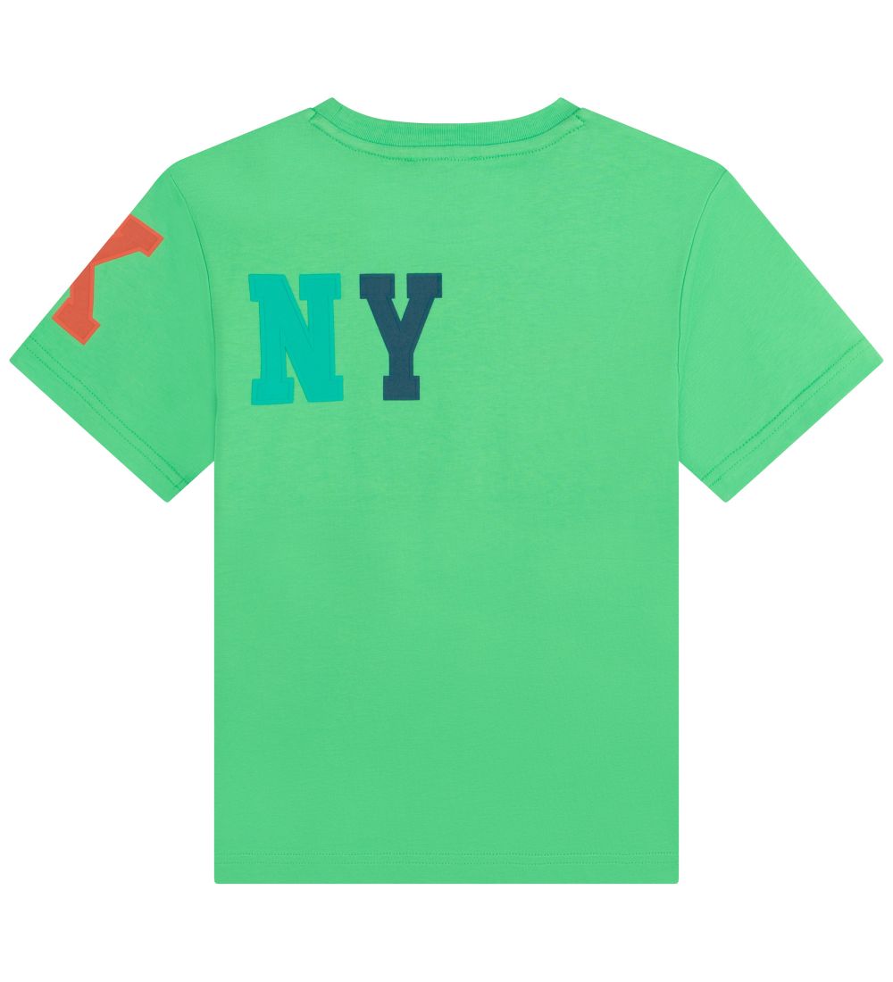 DKNY T-shirt - Supper - Grøn m. Print