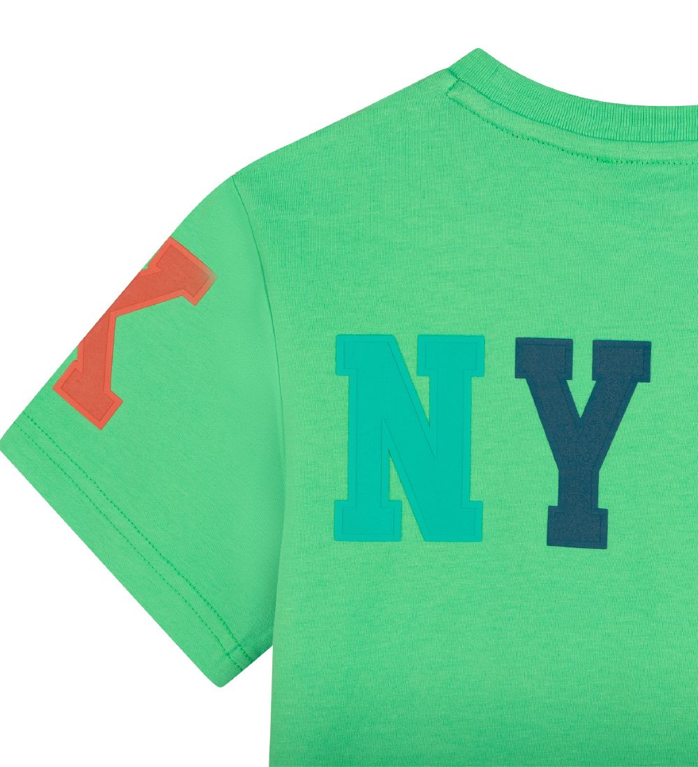 DKNY T-shirt - Supper - Grøn m. Print