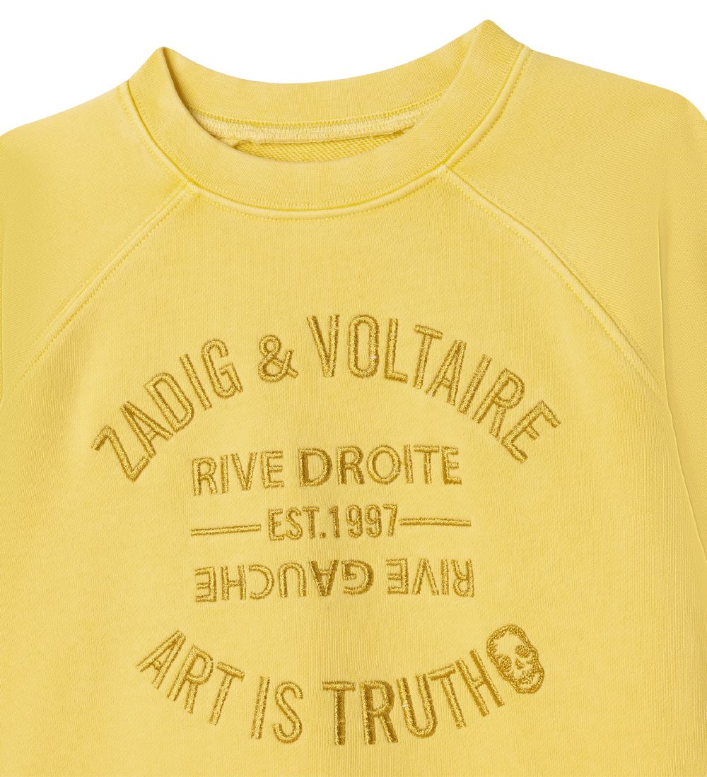 Zadig & Voltaire Sweatshirt - Ivy - Sun m. Guld