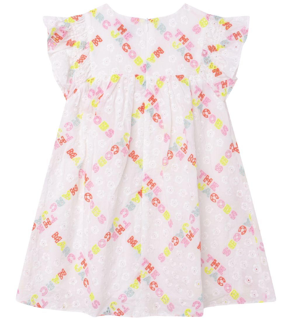 Little Marc Jacobs Kjole - The Babydoll Dress - Hawaii - Hvid/Pa