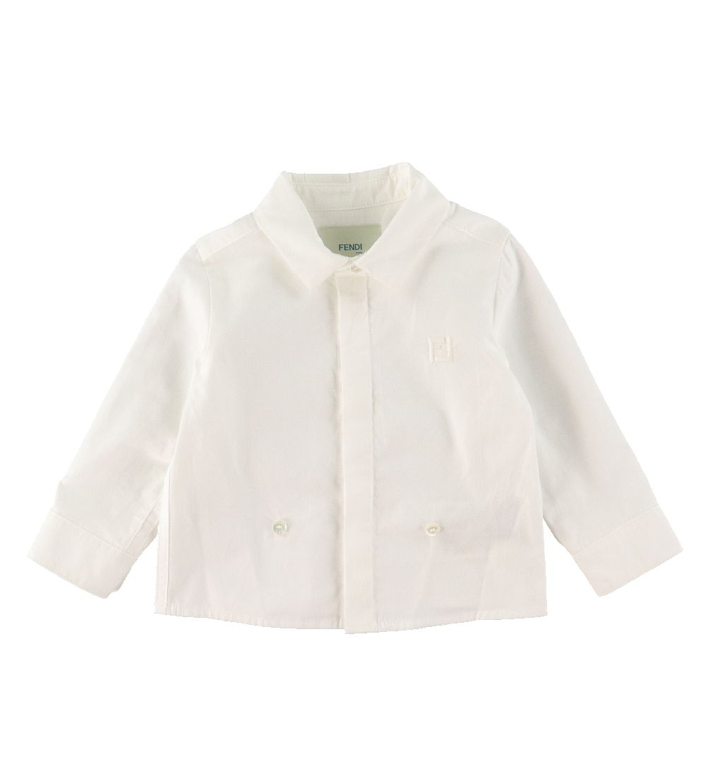 Fendi Sæt - Skjorte/Bukser - Hvid/Navy