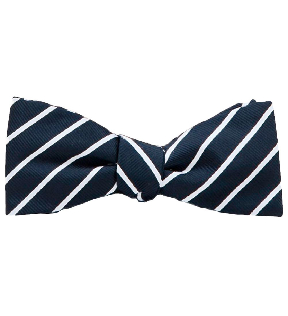 Grunt Butterfly m. Lommetørklæde - Mel Stripe - Navy/White