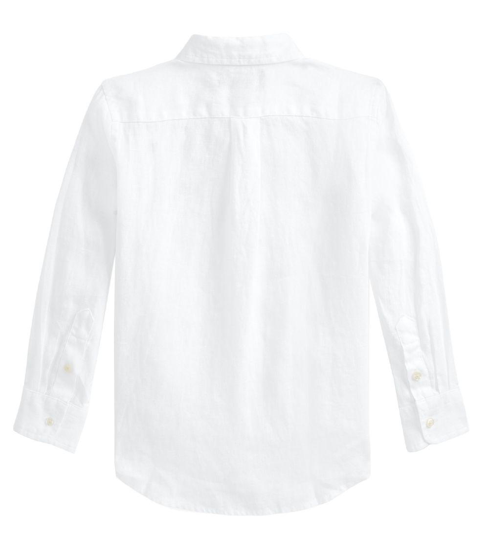 Polo Ralph Lauren Skjorte - Hør - Classics - Hvid