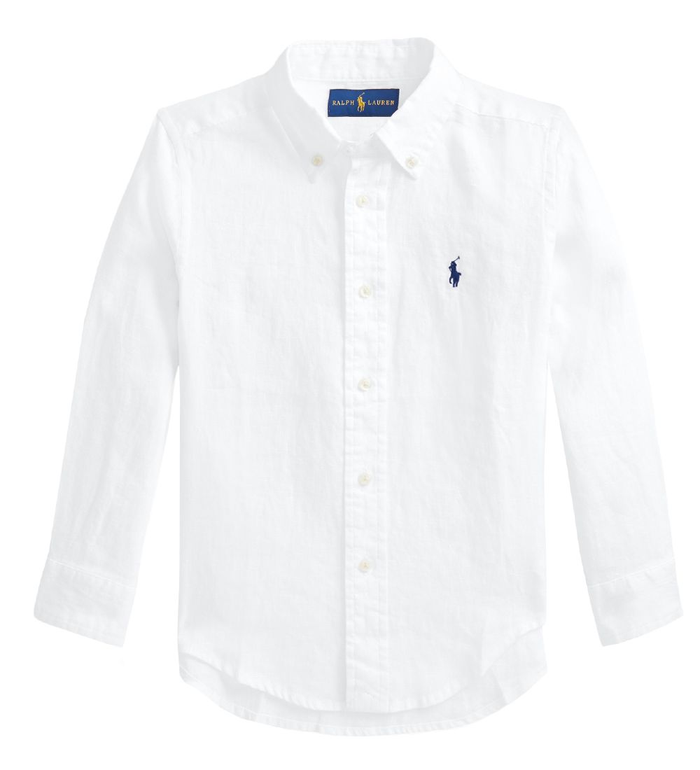 Polo Ralph Lauren Skjorte - Hør - Classics - Hvid