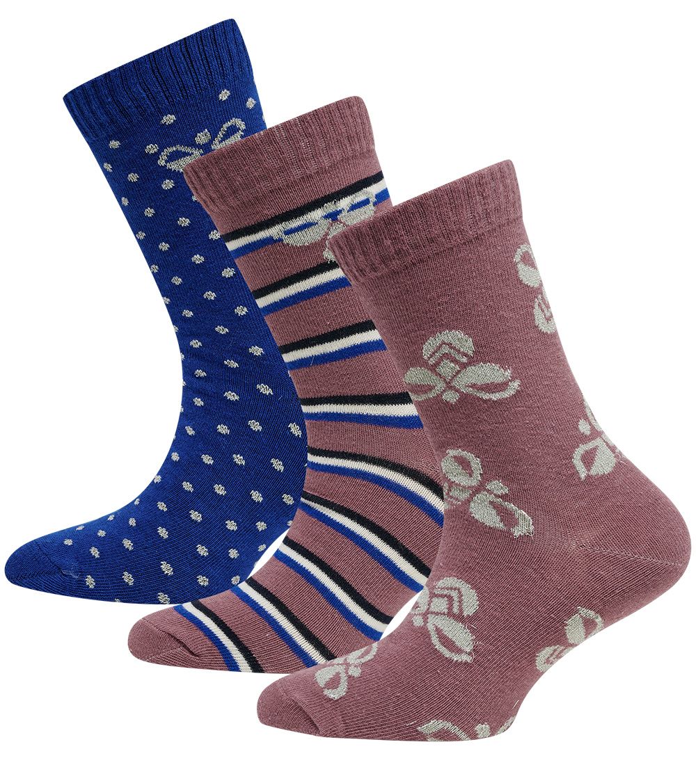 Hummel Strømper - 3-pak - hmlAlfie - Heather Rose