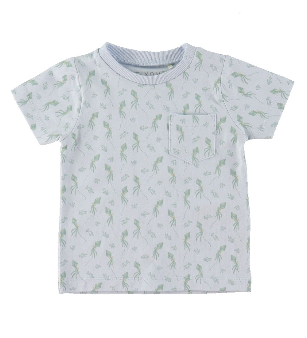 Fixoni Sæt - T-Shirt/Shorts - Skywriting m. Drager
