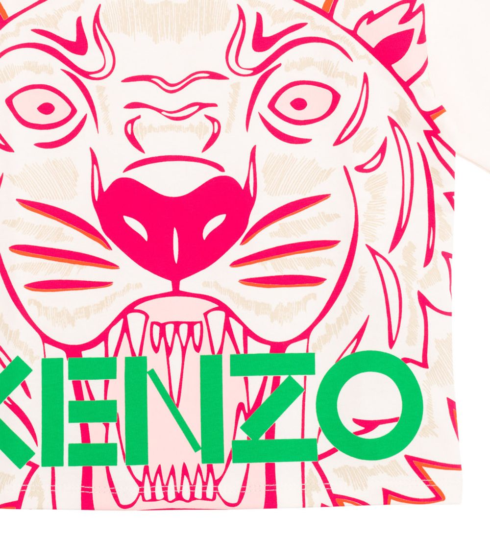 Kenzo T-shirt - Exclusive Edition - Off White m. Tiger