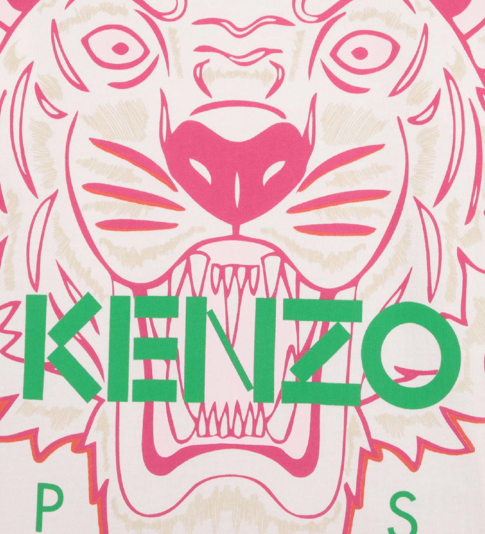 Kenzo Kjole - Exclusive Edition - Off White m. Tiger