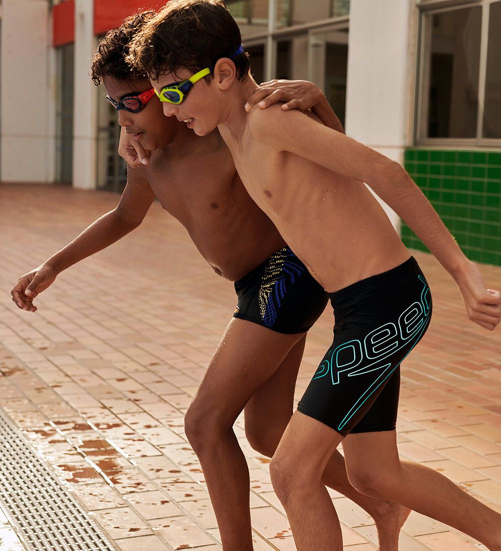 Speedo Badebukser - Boomster - Black/Adriat