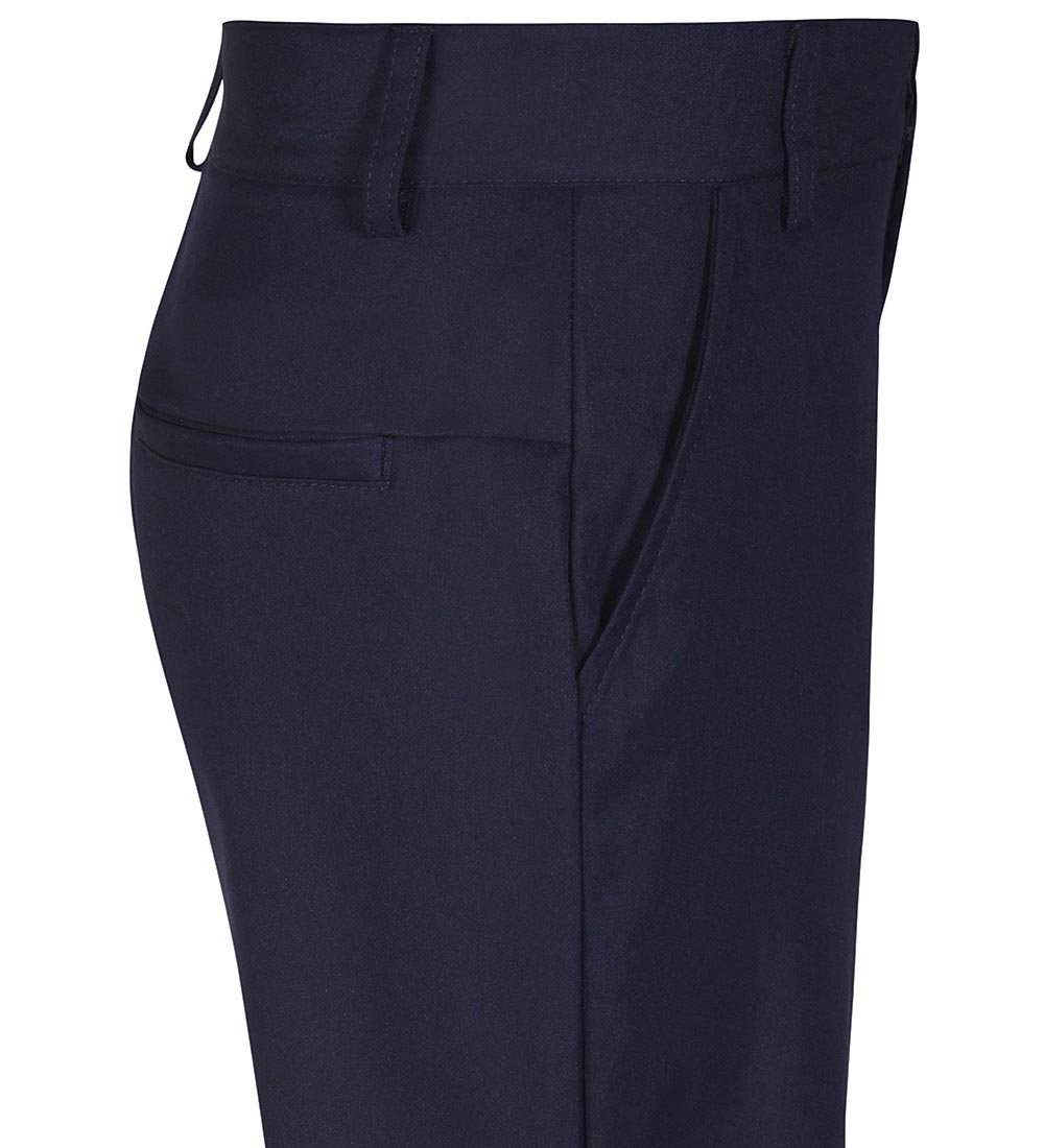 Bruuns Bazaar Bukser - Harald - Regular Fitted - Navy