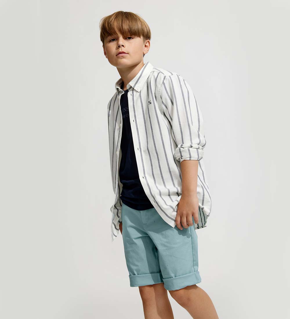 Bruuns Bazaar Shorts - Harald - Aqua Green