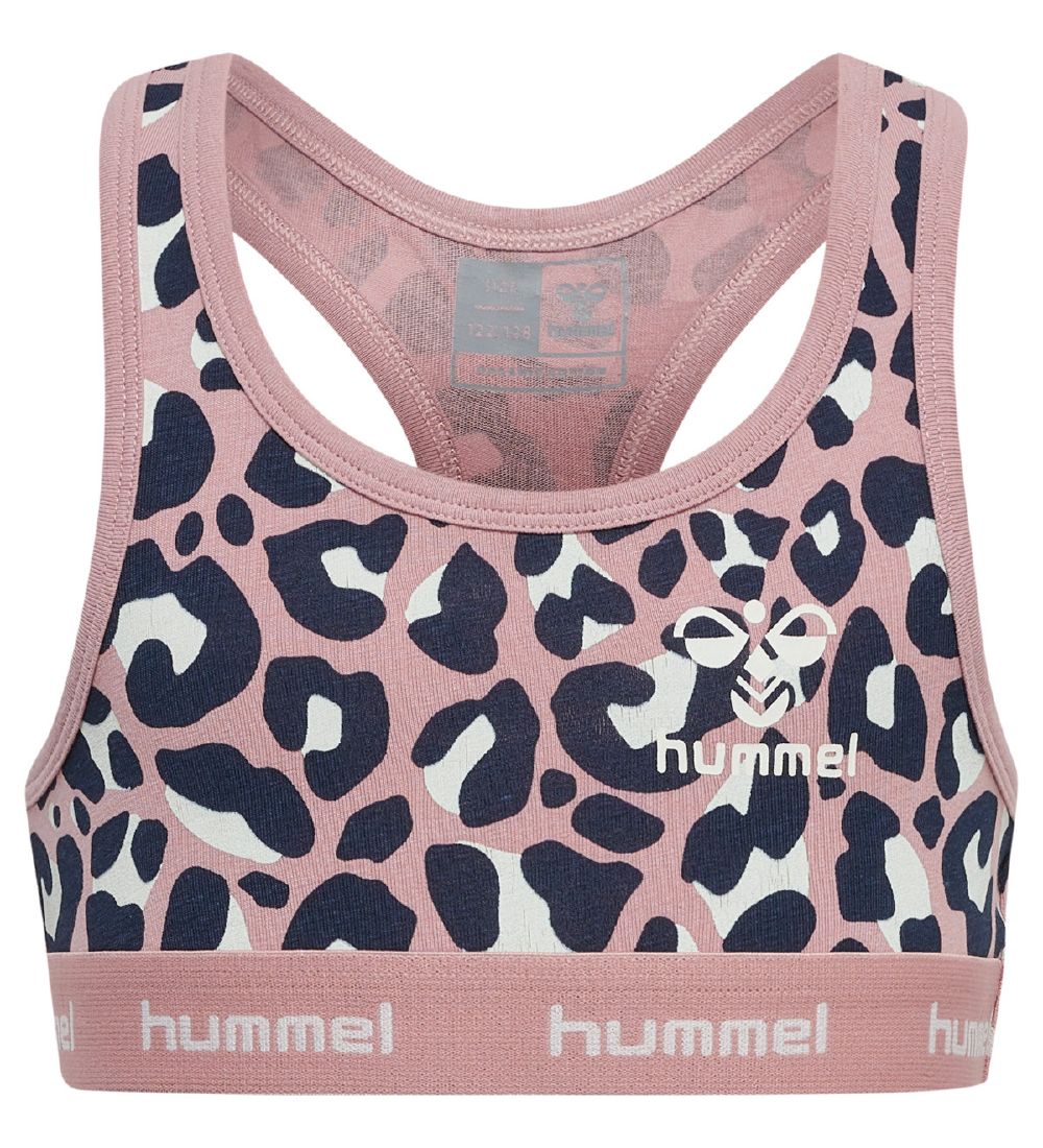 Hummel Top - hmlCarolina - 2-pak - Woodrose/Black Iris