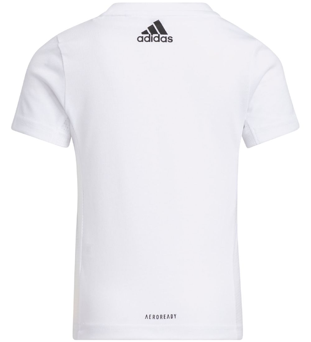 adidas Performance T-shirt - Hvid m. Print
