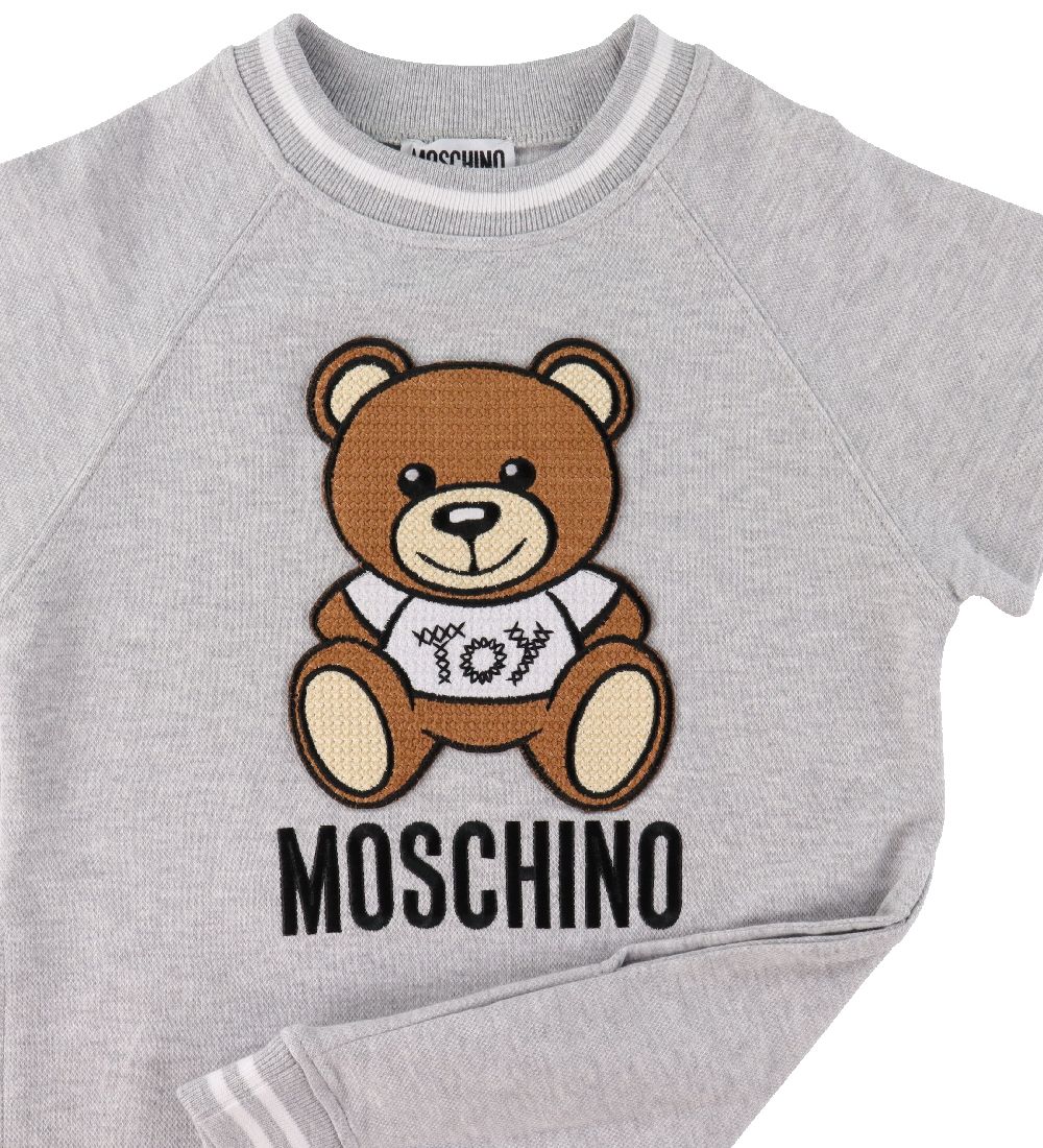 Moschino Kjole - Grå m. Logo