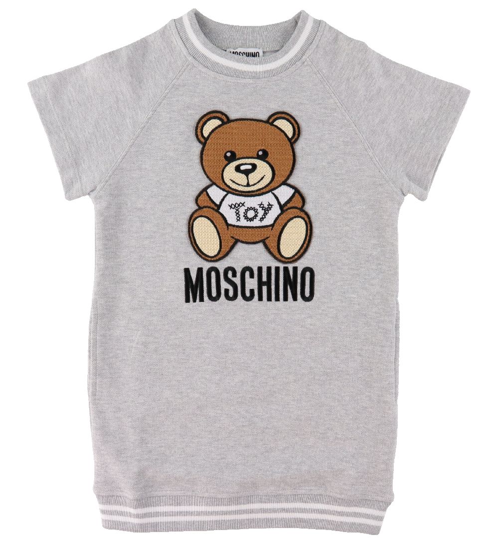 Moschino Kjole - Grå m. Logo