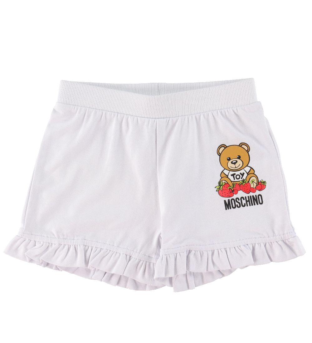 Moschino T-Shirt/Shorts - Rosa/Hvid m. Print