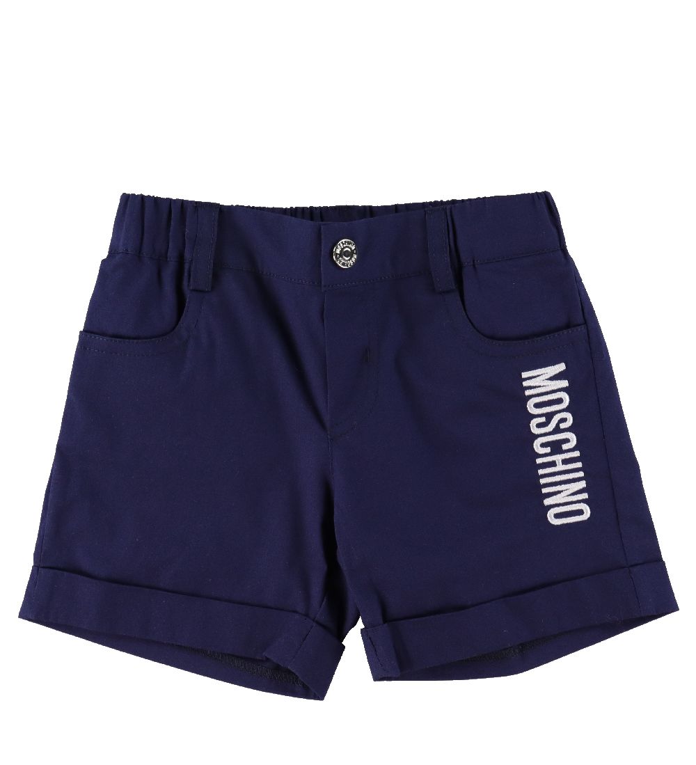 Moschino  T-shirt/Shorts - Hvid/navy m. Print