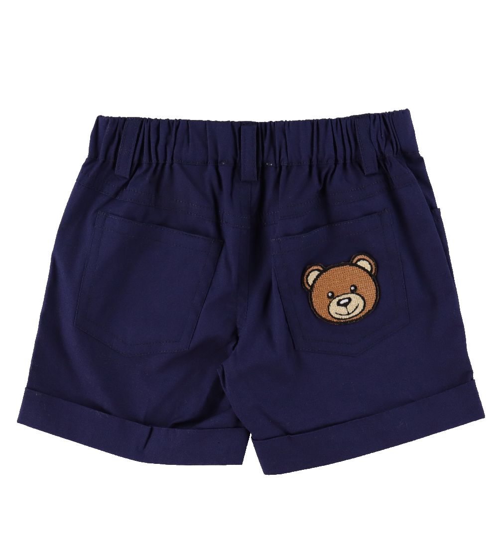 Moschino  T-shirt/Shorts - Hvid/navy m. Print