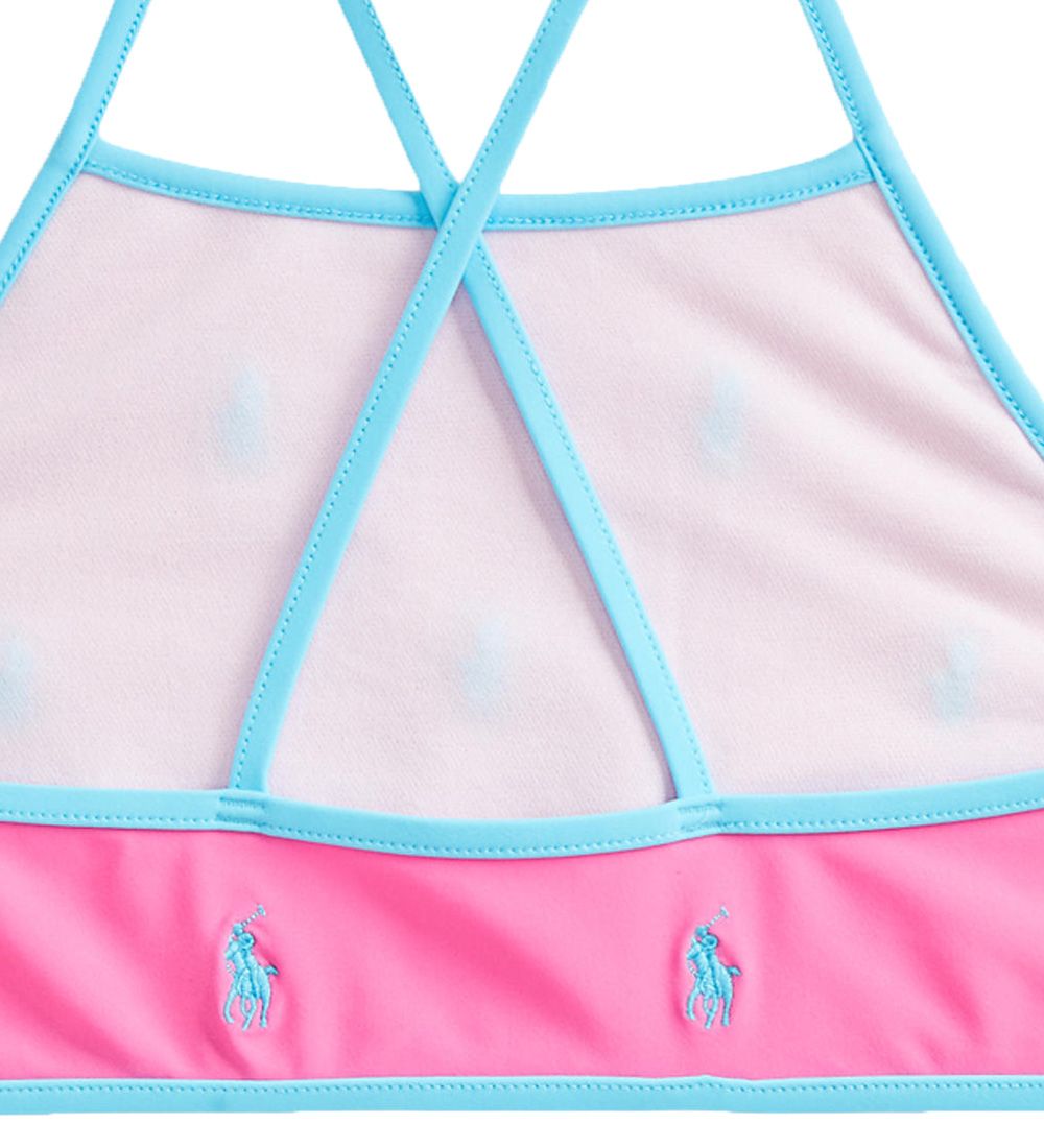 Polo Ralph Lauren Bikini - Classics - Pink m. Lyseblå