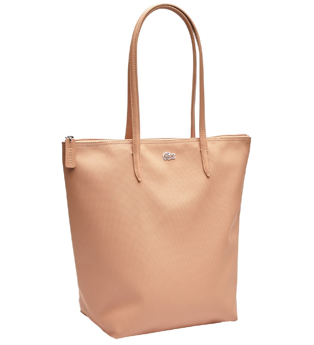 Lacoste Shopper - Vertical Shopping Bag - Amande