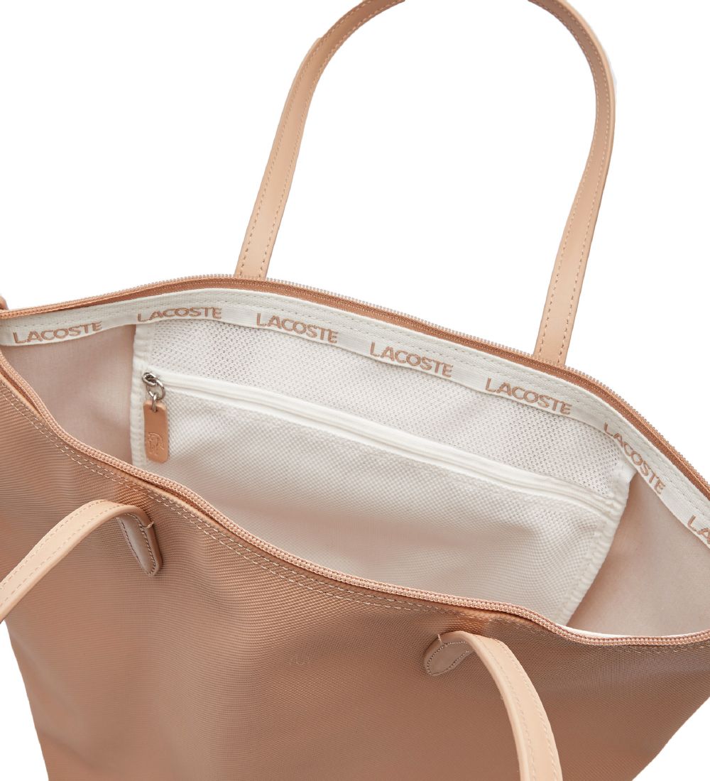 Lacoste Shopper - Vertical Shopping Bag - Amande