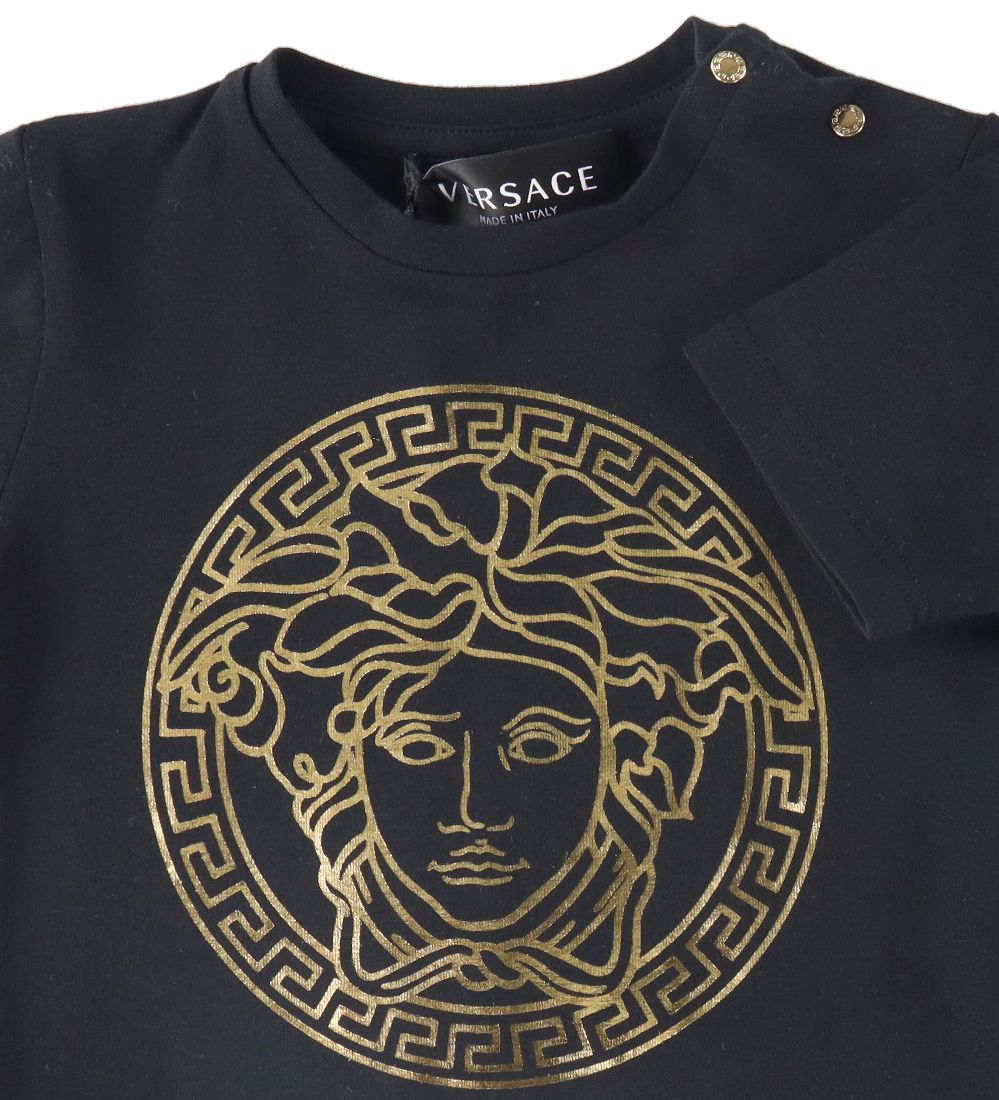 Versace T-shirt - Medusa - Sort/Guld