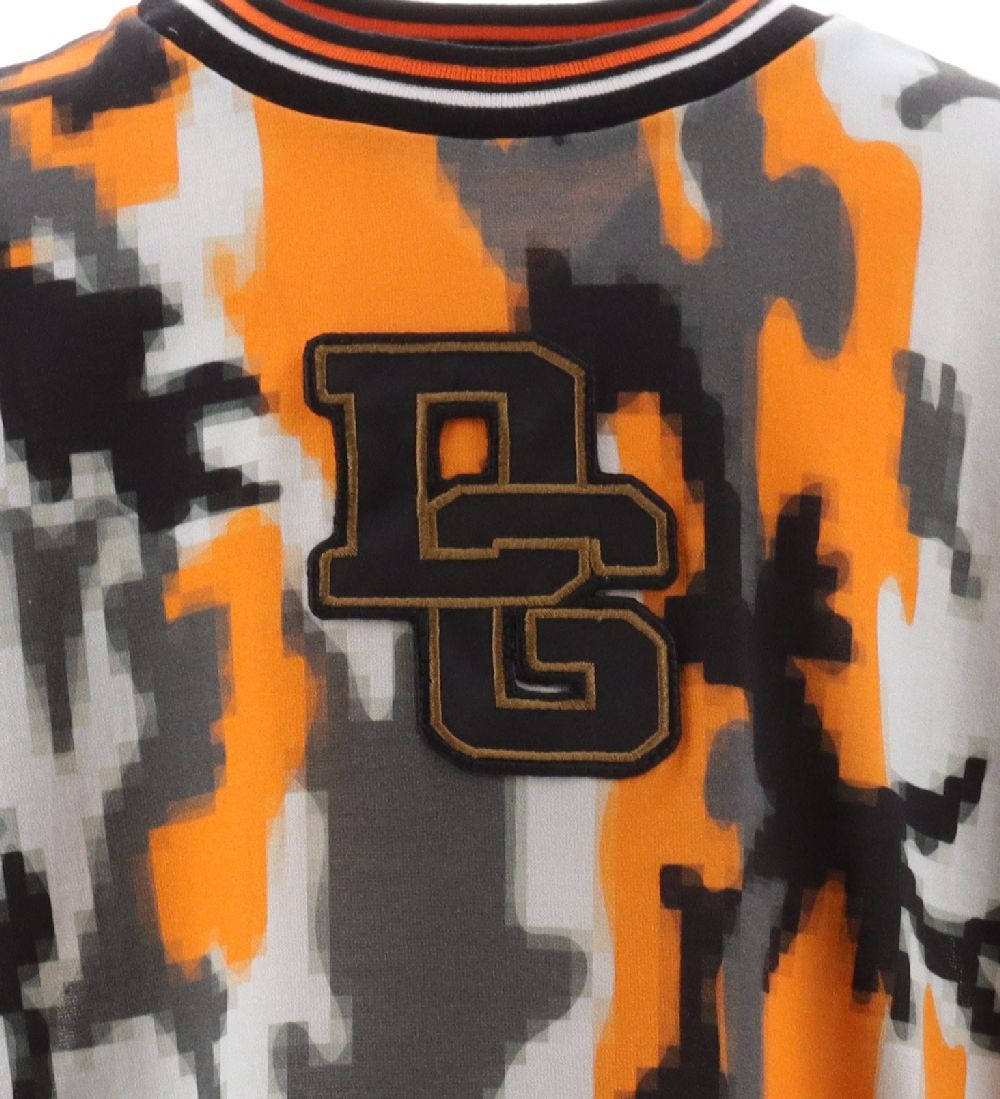 Dolce & Gabbana T-Shirt - Reborn To Live - Orange/Grå Camouflage